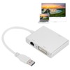 4 in 1 USB3.0 Adapter to VGA DVI HDMI LAN