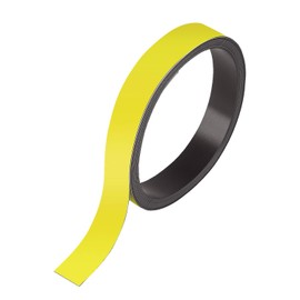 MagX MNAME-M-5M-Y Magnetic Label, Yellow, Roll Type, M 0.8 inches (21 mm) x 16.4 ft (5 m)