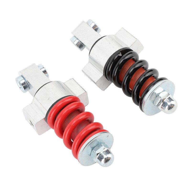 2PCS 112mm Rear Shock Absorber Aluminum Alloy Red Black for