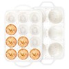 Vinino 2Pack Silicone Muffin Pan for Baking with Metal Reinforced