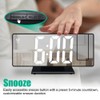 MiOYOOW Alarm Clock, Bedroom Alarms, 3-Level Brightness, Small Digital Clock