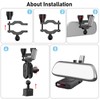 Car Rearview Mirror Stem Radar Detector Mount,for Escort Max360c Max