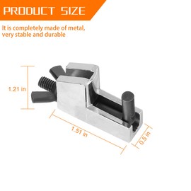 Sandfren Car Brake Line Clamp, 2PCS Metal Vehicle Hose Pincher Pliers for Flexible Gas Lines Fuel Hoses, Auto Hose Pinch Clamping Pliers Accessories, Universal for SUV Motorcycle Truck