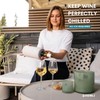HEMLI Wine Bottle Chiller Insulator Sleeve, Keeps Wine and Champagne