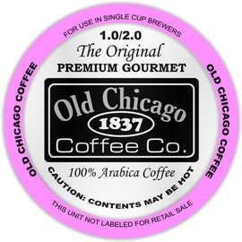 Old Chicago Coffee Original Gourmet Regular Single-Serve Pods, French Roast, 60 Count