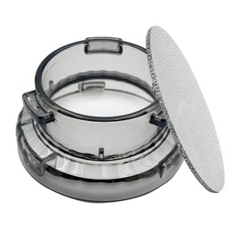 54mm Espresso Dosing Funnel and Puck Screen Set for Breville Barista Portafilters, Compatible Breville 8series Barista and Bambino Espresso Machines Dosing Funnel, Grey