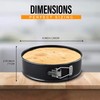 BakeValley BakeValley 8 Inch Cake Tin SetC 7cm Deep Springform