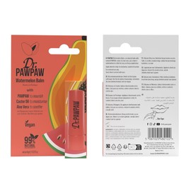 Dr.PAWPAW Watermelon Balm – Multi-Purpose Hydration for Lips, Skin, Hair & Nails – Vegan Formula with 99% Natural Ingredients – Nourishing, Soothing & Travel-Friendly - 4g