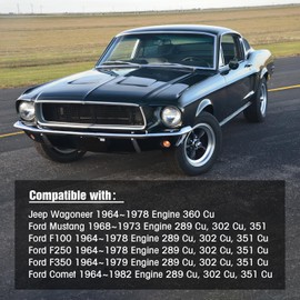 2 Barrel Carburetor Carb 2100 2150 For Ford 289/302/351cu & Jeep Engines with Electric Choke, Mounting Gasket.Replaces Motorcraft 2150 Carburetor - 302 Carburetor Replacement