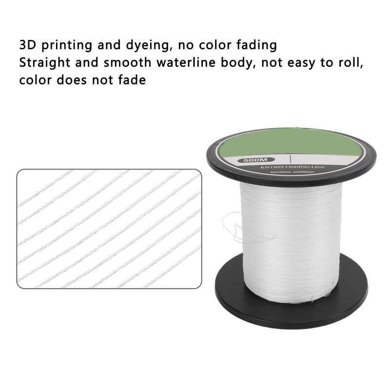 PE Braided Fishing Line Abrasion Resistance 4 Strand Braid Sea