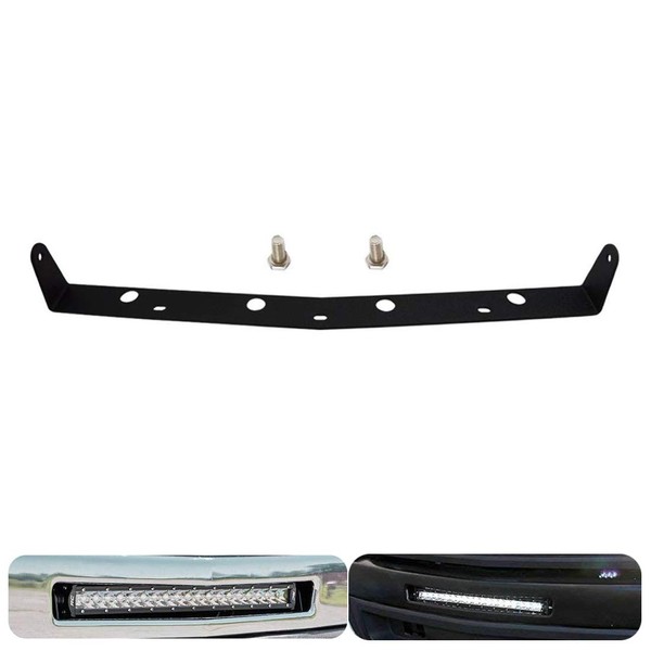 DaSen Lower Hidden Bumper Grille Mount Bracket for 22" LED Light Bar Compatible with Chevy 2007-2013 Silverado 1500 4WD/2WD 2007-2010 Silverado 2500 3500 HD 4WD/2WD