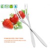 20 Piezas Tenedores de Fruta del Postre del Acero Inoxidable