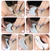 Fanshiontide 50 Pairs Eye Pads for Eyelash Extension, Eyelash Pads,