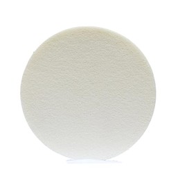 Baluue 10pcs Round Powder Puff for Face Makeup Soft Facial Sponges for Blush and Foundation White Cosmetic Applicators for All Skin Types and Comfortable Use