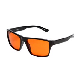 Medspex R787M Orange Red Dental Glasses Black Protection for Teeth Whitening LED Light Shield Blue Light Blocking Eyeglasses