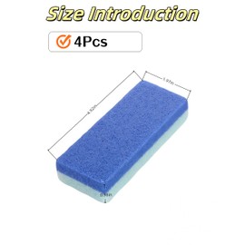 luvilly4 Pack Foot Pumice Stone for Feet, Exfoliating Scrubber Callus Remover Professional Rock, Foot Stone for Feet Hands Body Care/Skincare Enthusiasts