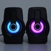 FT-185 Mini USB LED Speaker Portable Loudspeaker Music Player for