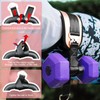 VAIIO Hip Thrust Belt for Dumbbells Kettlebells, Booty Belt for