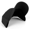 Daxton Performance Hat High Profile Structured Baseball Cap, Black
