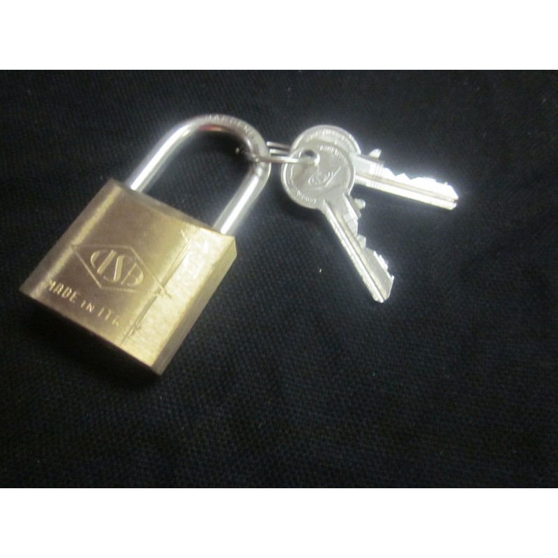 22011-30 PADLOCK ~ CISA ~ SOLID BRASS LOCK 220/30 MADE