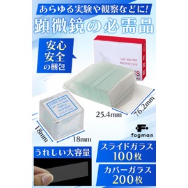 fogman 100 Piece Cover Glass 200 Piece Frosted Writable Sliding Glass