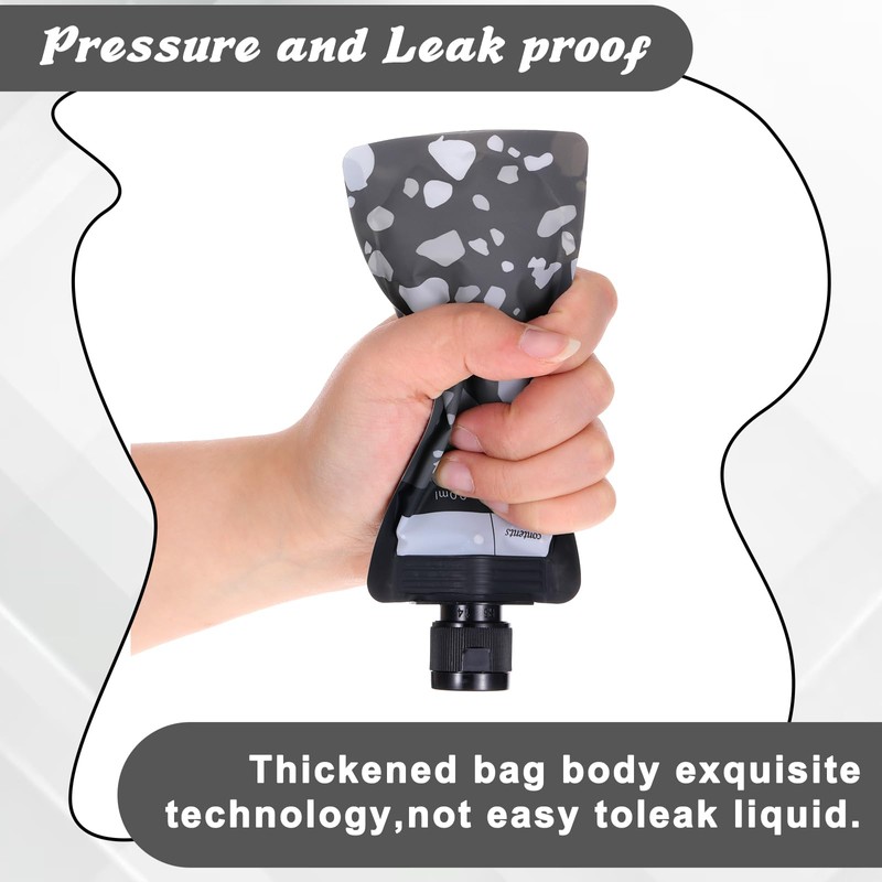 3 oz 6 PCS Refillable Size Containers Leak Proof Empty