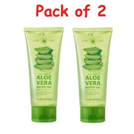 Nature Republic MILD & MOISTURE ALOE VERA WATERY GEL (TUBE) 250ml - 2 pcs