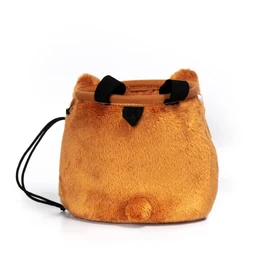 YY Vertical Shiba Inu | Chalkbag for Rock Climbing Gymnastics Bouldering Suitable for Adults and Children Cute Animal Chalk Bag with Belt Ideal for Rock Climbing
