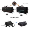 Bagenerous 110L/140L Expandable Soft-Sided Foldable Duffle Bag with 2 Rubber