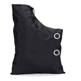 SGERUFZ Leaf Vacuum Bag Collection Bag for Electric Leaf Blower Universal Garden Parts Leaf Blower Bag Replacement, Ventilation Holes with Zips, Leaf Vacuum Bag Leaf Bags, black