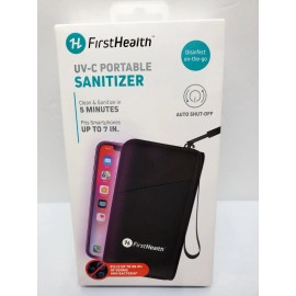 FirstHealth UV-C Portable Sanitizer Phone Pouch Fits Smartphones up to 7"