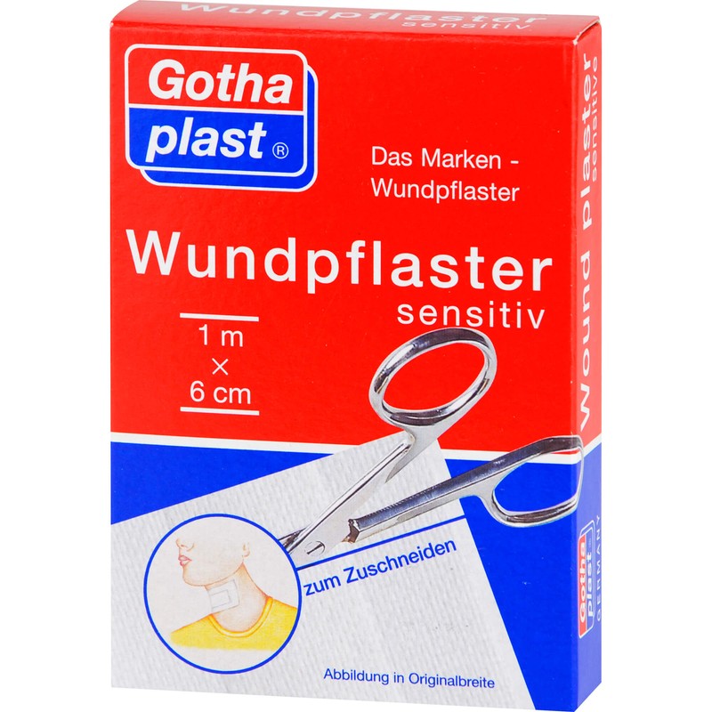Gothaplast Wundpflaster sensitiv 1 m x 6 cm, 1 pcs.
