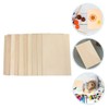 TEHAUX 20pcs Unfinished Basswood Planks for Crafts Projects Model Making