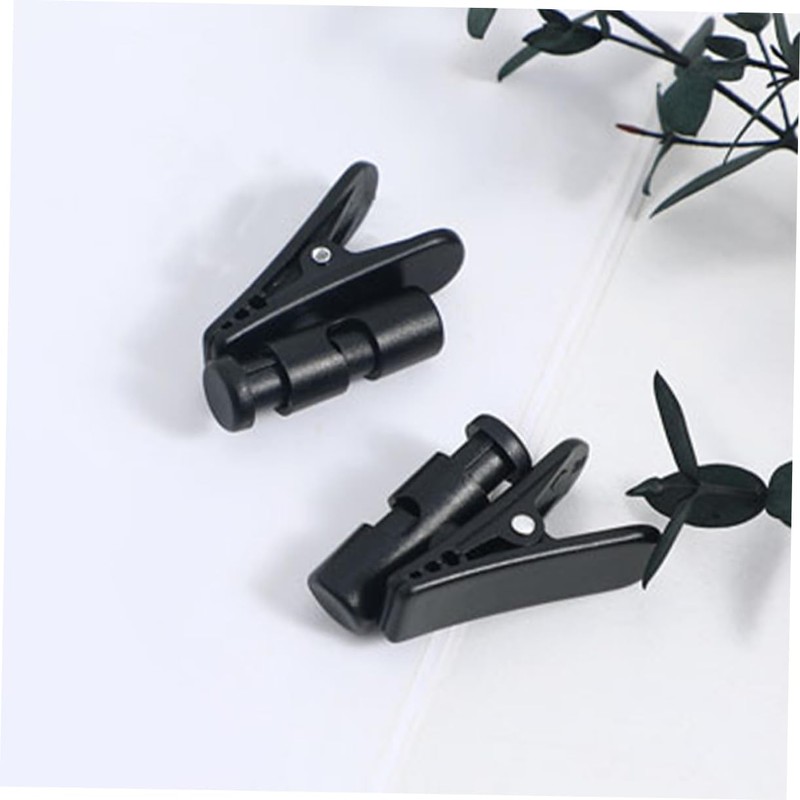 Kisangel 2pcs Earphone Cable Clip Organizer Rotating Headphone Wire Clamps