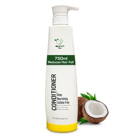 BIOGREEN ROOTS Hair Conditioner Treatment for Damaged, Dry Hair – Sulfate-Free Hair Care with Hydrolyzed Wheat Protein - Moisturizing, Softener, Hydrating for Color-Treated, Coarse & Frizz –750ml