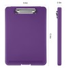 Sooez Clipboard with Storage, Plastic Storage Clipboard with Low Profile