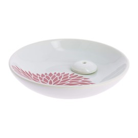 Nippon Kodo Edge Incense Plate, Chrysanthemum Crest, Incense & Incense Plate, 4.1 x 4.3 x 1.0 inches (106 x 110 x 25 mm)
