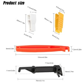 Wzenclave 8Pcs Fuse Puller Pliers Mini Fuse Extractor Pullers Mini Plastic Car Motorcycle Fuse Clip Removal Clip Replacement Tool Universal Automotive Car Puller Insertion and Removal Device