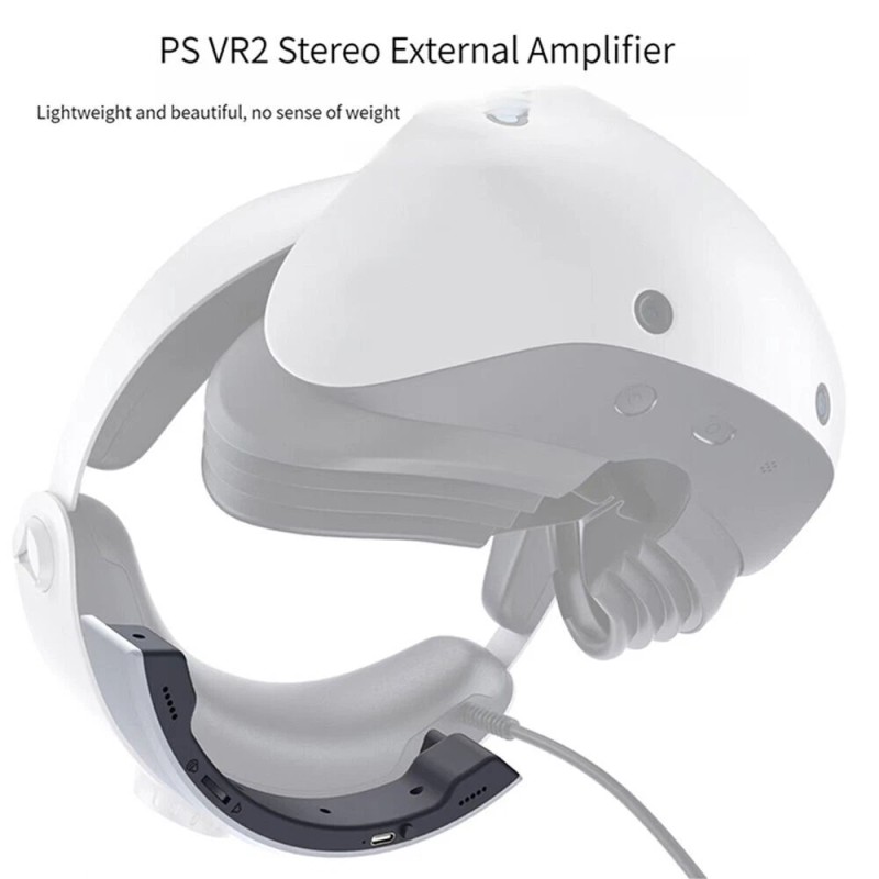 For PS VR2 VR Headset Helmet Stereo External Amplifier Mini