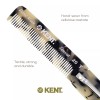 Kent 20T Handmade Folding Pocket Comb for Men, Fine Tooth
