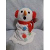 Animated Melting Plush Snowman Approx. 11"- 12" Tall Plays "
