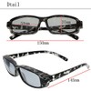 Zealot Polarized Over Sunglasses Light Slim Type ZE-OG03LB Brown/Light Brown