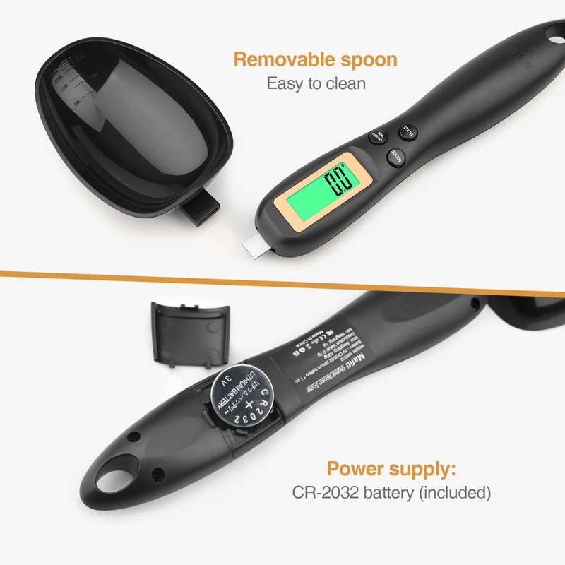 Mafiti Digital Measuring Spoon, Weighing Spoon Scale 500g / 0.1g