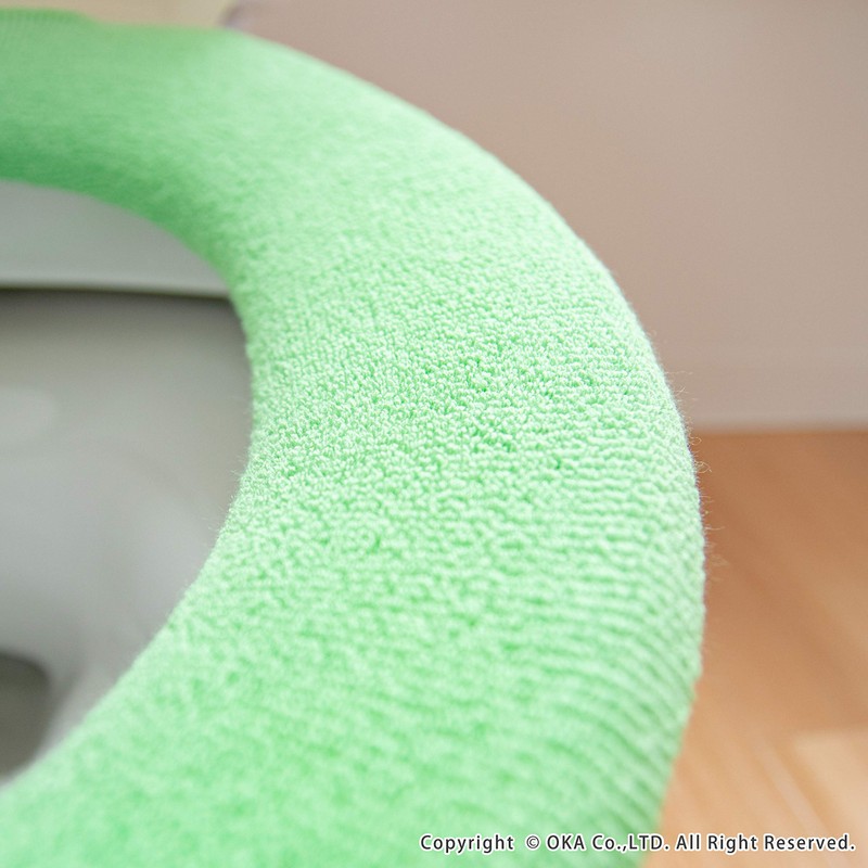 OKA Toilet Seat Cover, Green, O Type Only, Com Forta