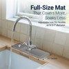 14.6” Silicone Faucet Mat For Kitchen Sink, Kitchen Sink Splash