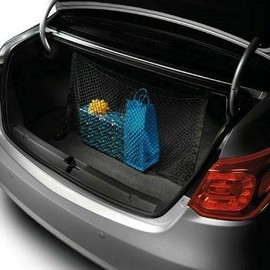 Rear Trunk Organizer Cargo Net for Acura RLX 2014–2020 – (2in1) Envelope/Floor Style Cargo Net for Sedan – Premium Mesh Elastic Car Trunk Organizer Vehicle Carrier Storage–Compatible with Acura RLX