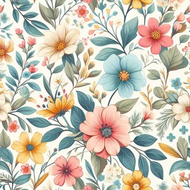 REDAMANCY Boho Beige Vintage Wildflower Floral Peel and Stick Wallpaper Vintage Wall Paper Stick on Contact Paper Easy Peel Off for nightstand Drawer Renter Friendly 17.7"x236"