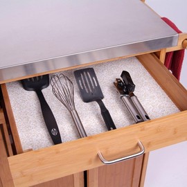 Con-Tact Brand 08F-C8A46-04AZ Grip Prints Non-Adhesive, No Slip Counter, Drawer/Shelf Liner, 18" x 8', Beige Granite