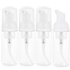 Pack of 4 Foam Dispensers, Clear Foaming Foam Soap Dispenser,