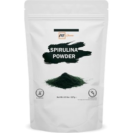 Spirulina Powder – 227g (8 oz) | Fine Green Algae Powder for Smoothies, Juices, and Recipes